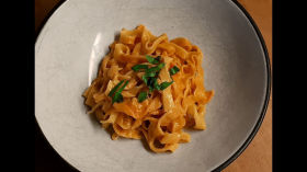 Butternut Squash Pasta : Linguine Recipe